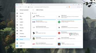 The Add-on Store inside the Home Assistant UI