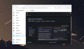 Running the Grafana add-on inside the Home Assistant UI
