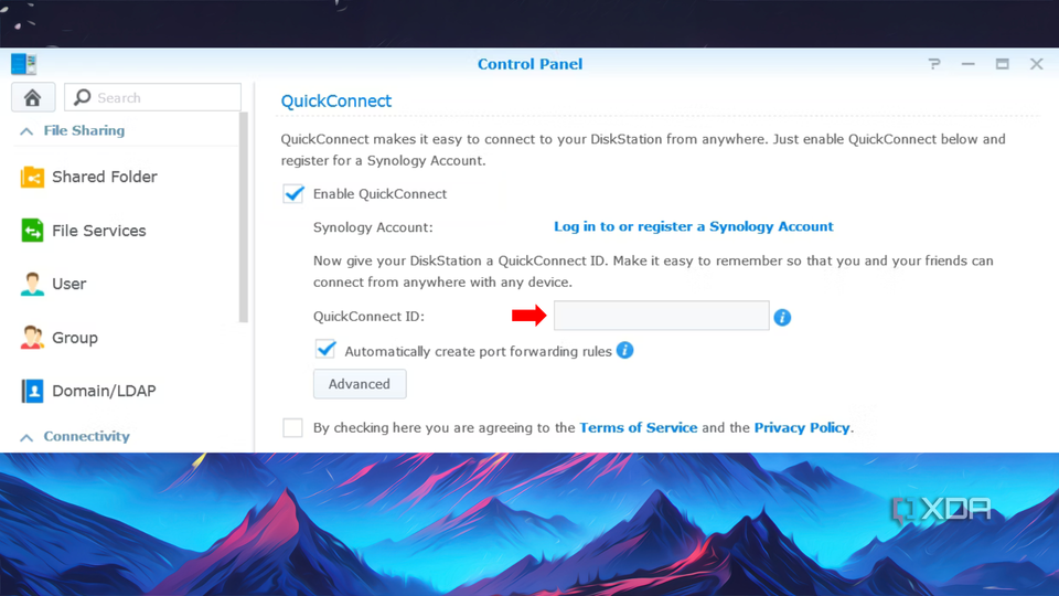 How to use QuickConnect on a Synology NAS- Step 4