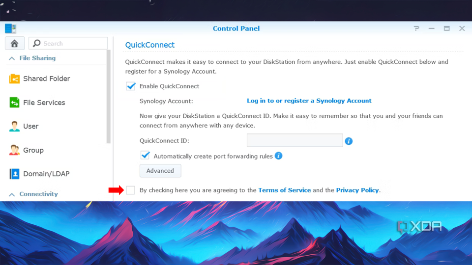 How to use QuickConnect on a Synology NAS- Step 6