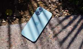 The iPhone 16 in the shade.