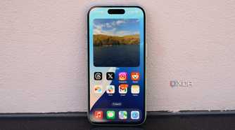 A home screen on iOS 18 on an iPhone 16.