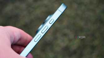 The buttons on the left side of the iPhone 16.
