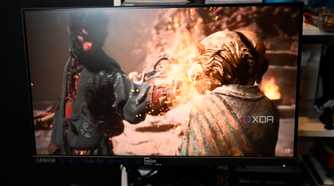 Shot of main character in Black Myth: Wukong on Lenovo Legion R25-30f