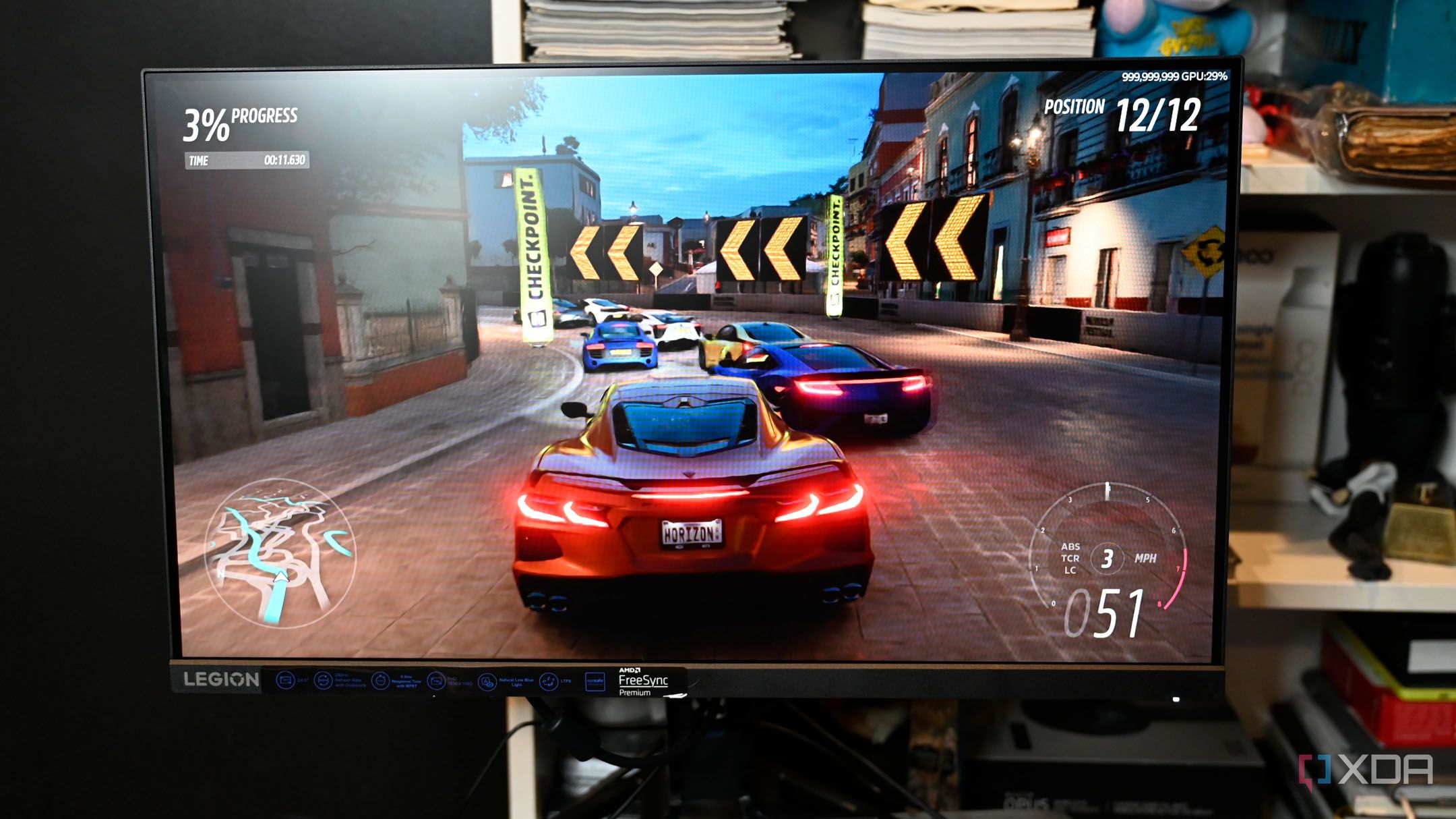 Gameplay from Forza Horizon 5 on Lenovo Legion R25-30f