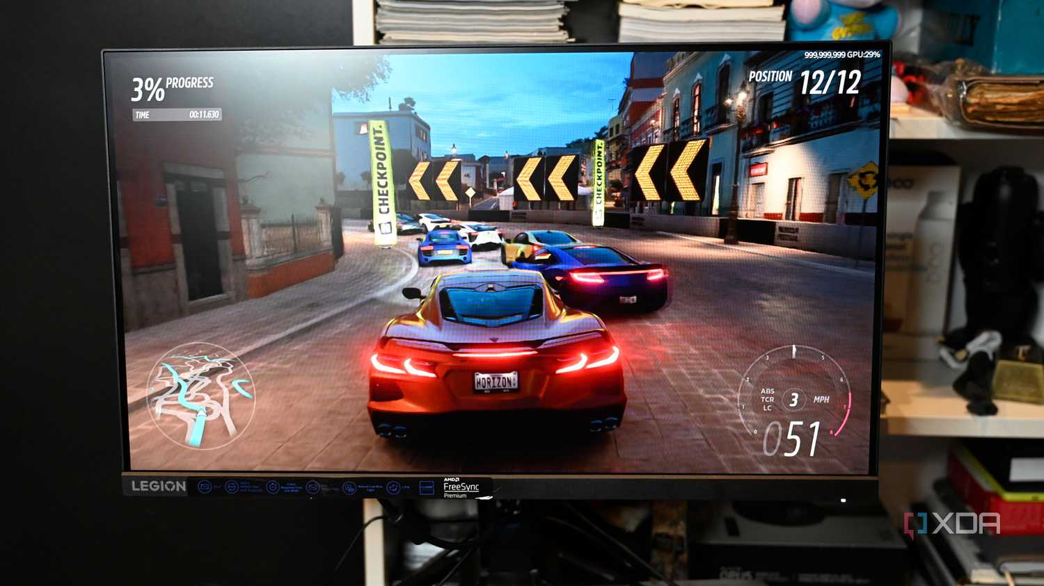 Gameplay from Forza Horizon 5 on Lenovo Legion R25-30f
