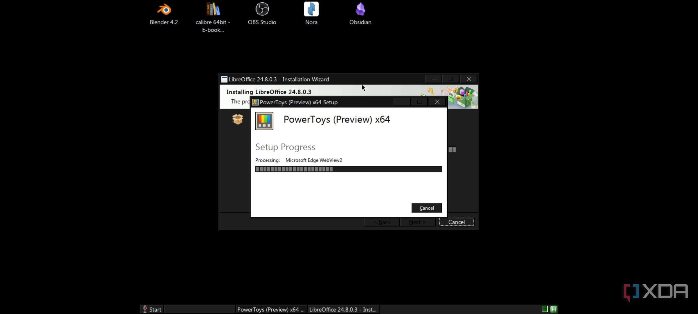 Installing PowerToys in Mobox