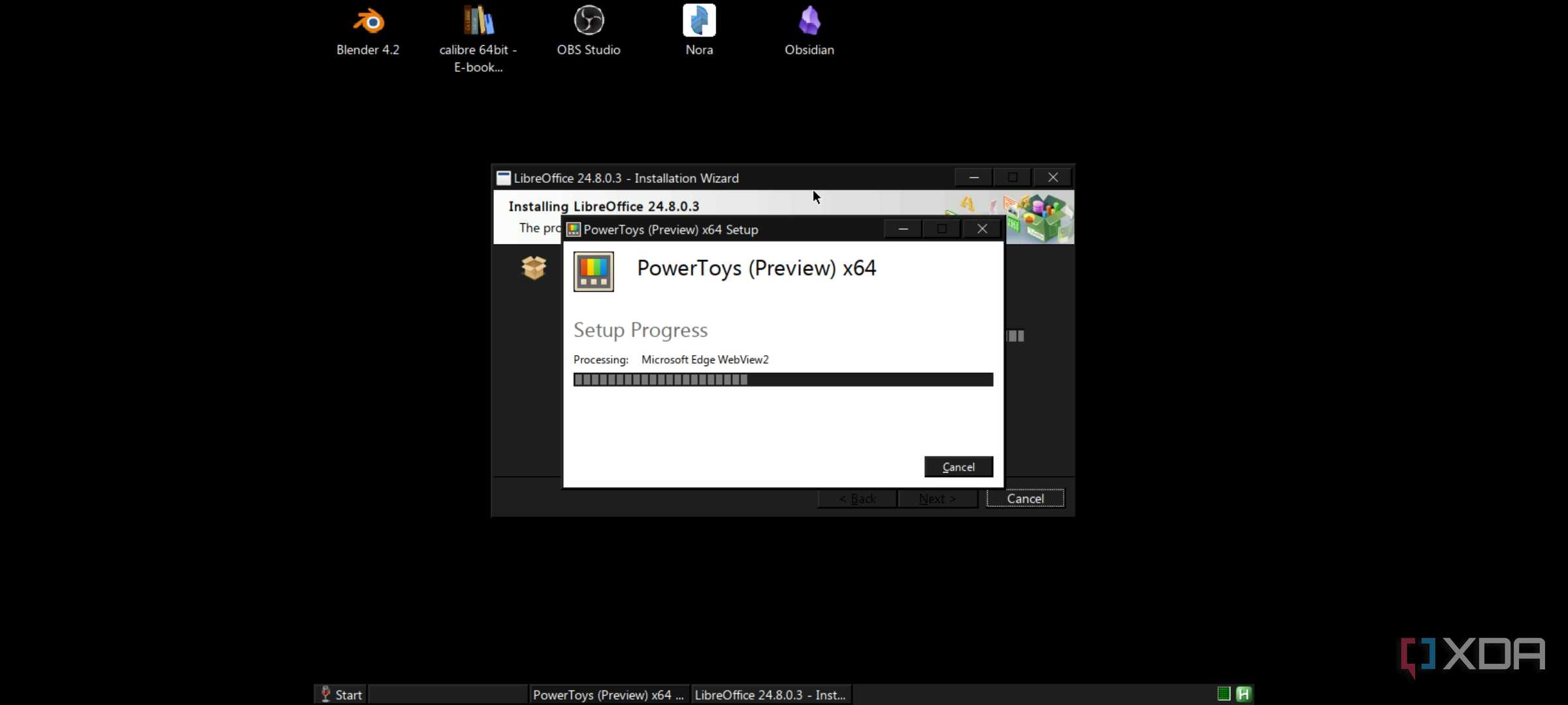 Installing PowerToys in Mobox
