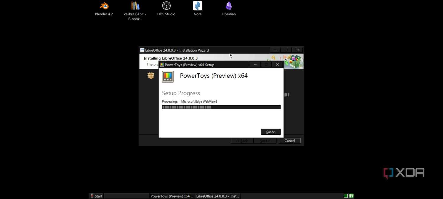 Installing PowerToys in Mobox