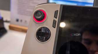 Close-up view of the left side of the MSI Claw 8 AI+