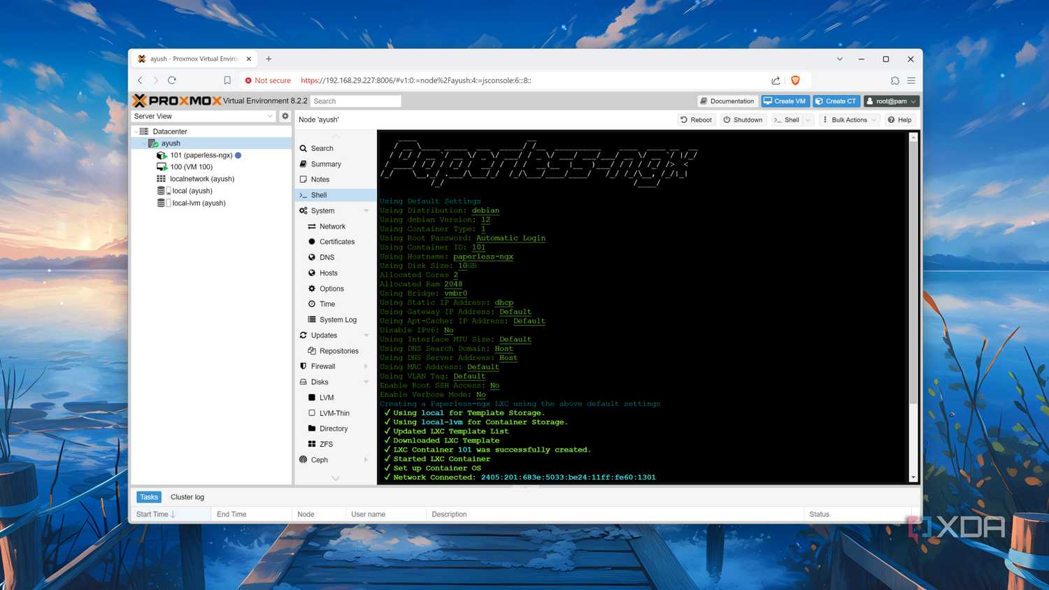 Running a Paperless-ngx container