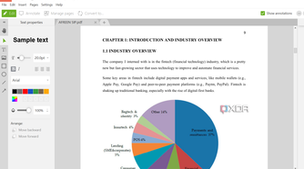 Screenshot showing PDF Candy PDF Editor