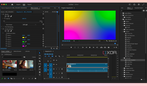 Premiere Pro color gradient video effect