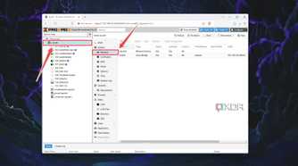 Selecting the Network tab inside the Proxmox host