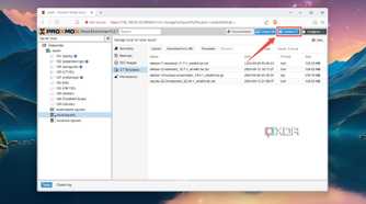 Creating a new container in Proxmox