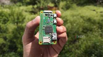 A person holding a Raspberry Pi Zero W