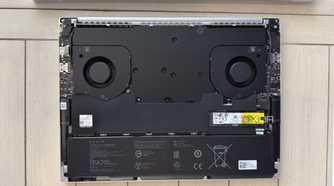 razer blade 14 2024 with bottom panel off
