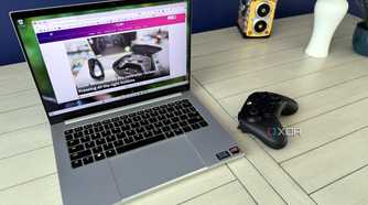 razer blade 14 2024 next to razer xbox controller