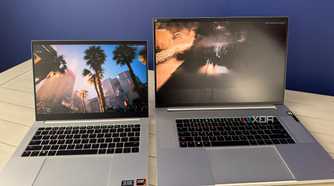 razer blade 14 and razer blade 18 playing cyberpunk 2077