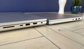 razer blade 14 and razer blade 18 showing the right hand side ports
