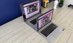 razer blade 14 and 18 next to each other for size comparison