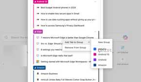 Microsoft Edge move tabs