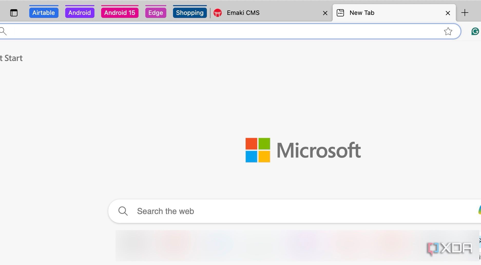 Microsoft Edge tab groups