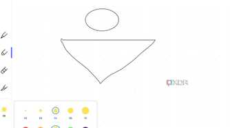 Color options for sketch in Evernote