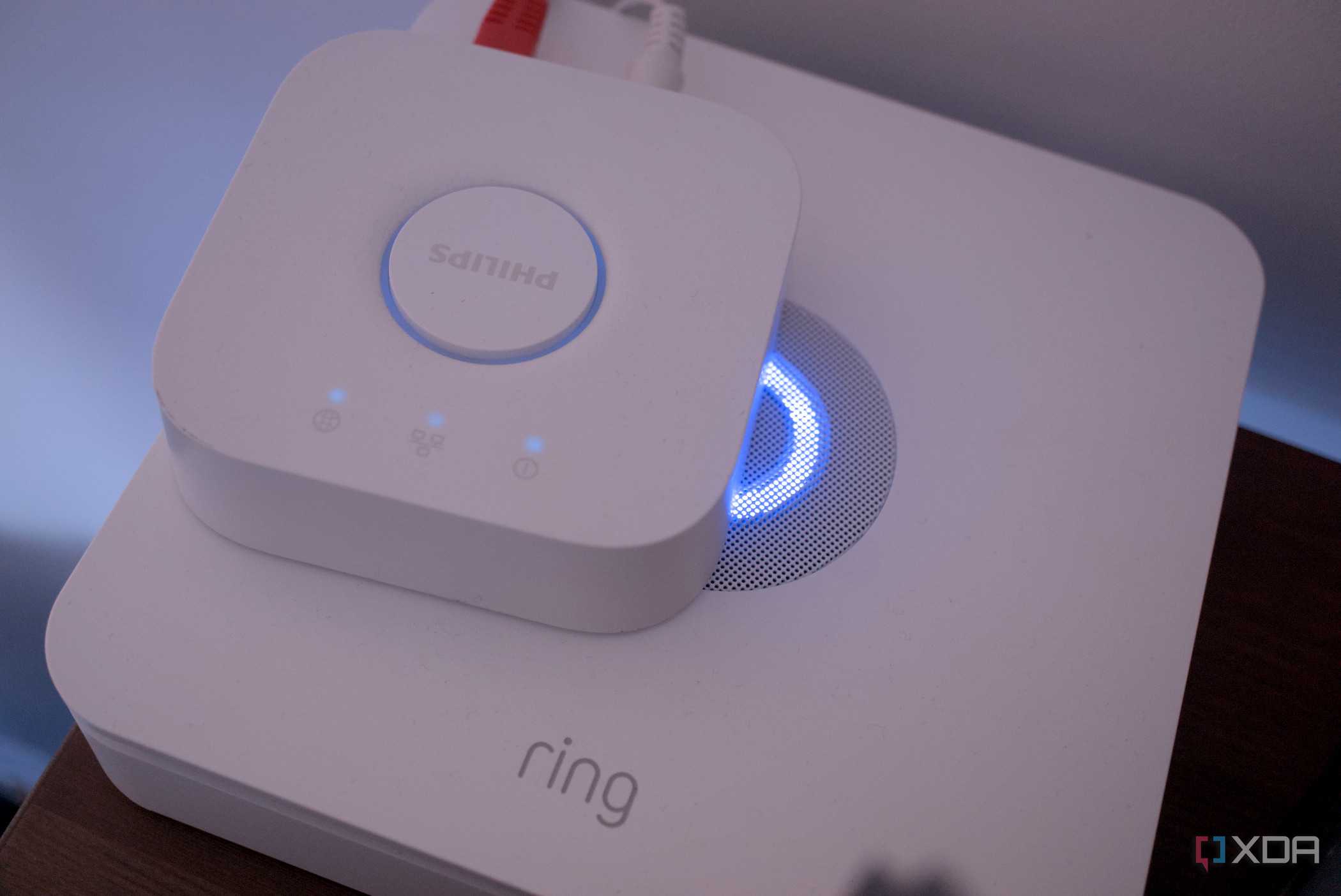 Photo of Ring and Philips Hue bridges to make them work together
