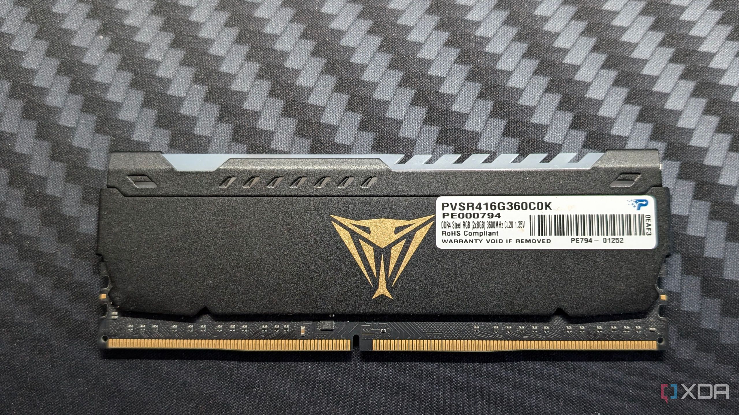 single patriot viper steel ddr4 ram module