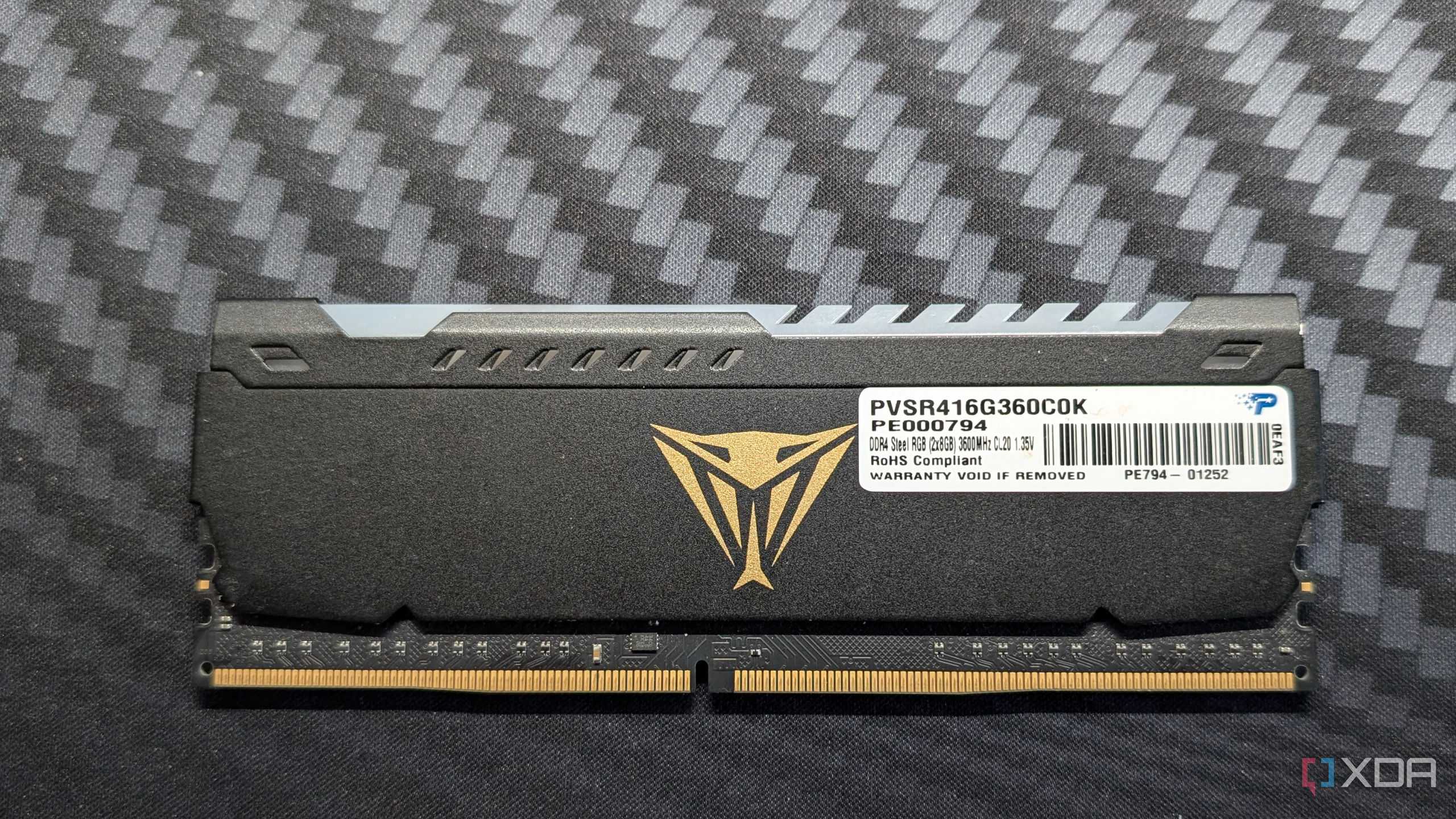 single patriot viper steel ddr4 ram module