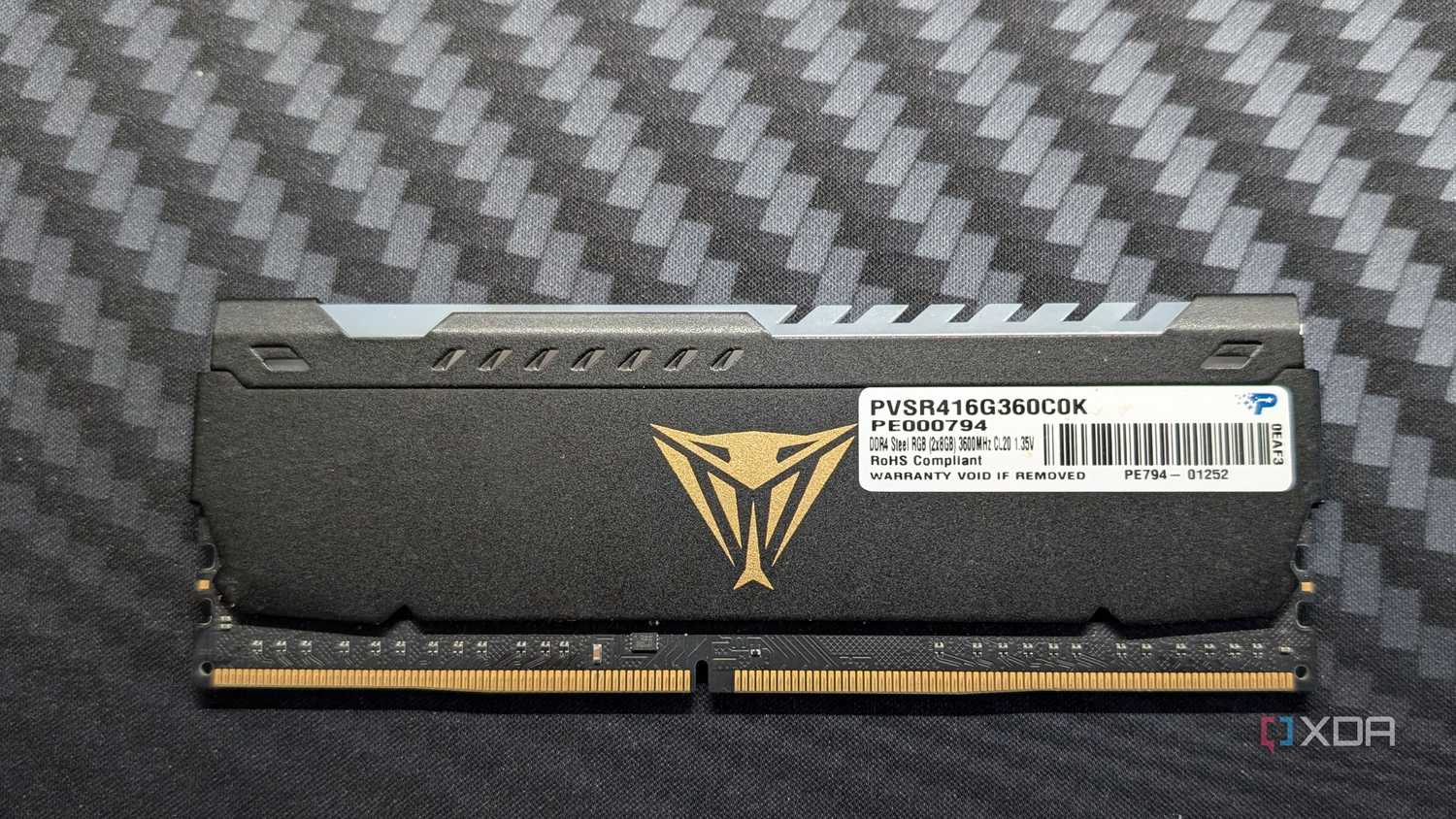 single patriot viper steel ddr4 ram module