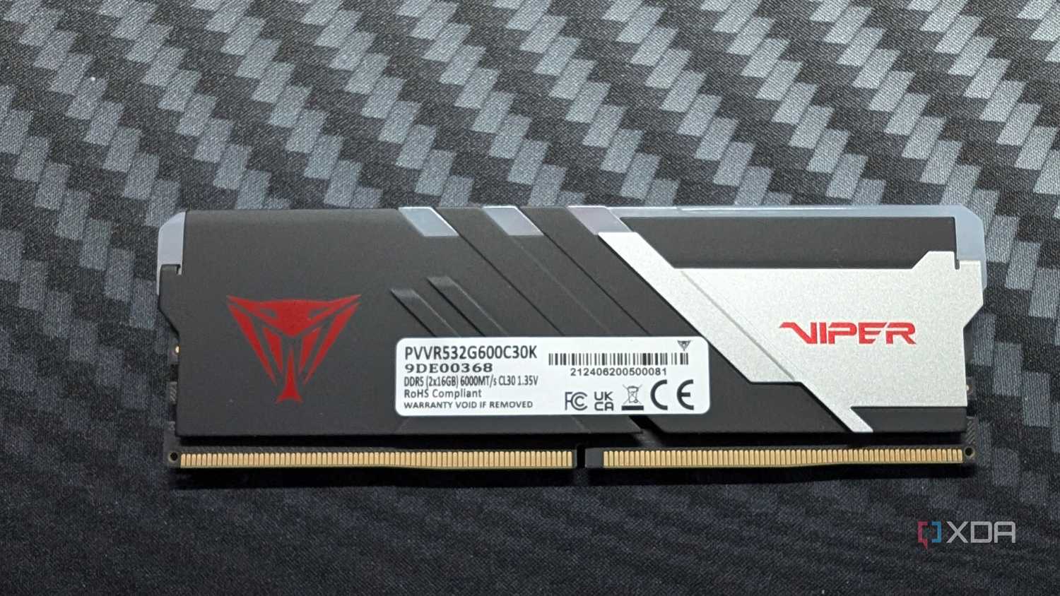 single patriot viper venom ddr5 ram module