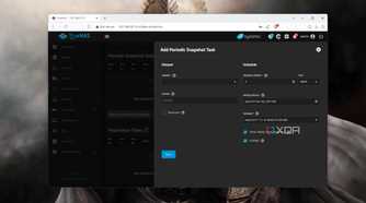 The option to Add Periodic Snapshot task in TrueNAS Scale