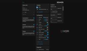 screenshot of the sonos add-on for home assistant