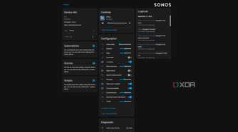 screenshot of the sonos add-on for home assistant