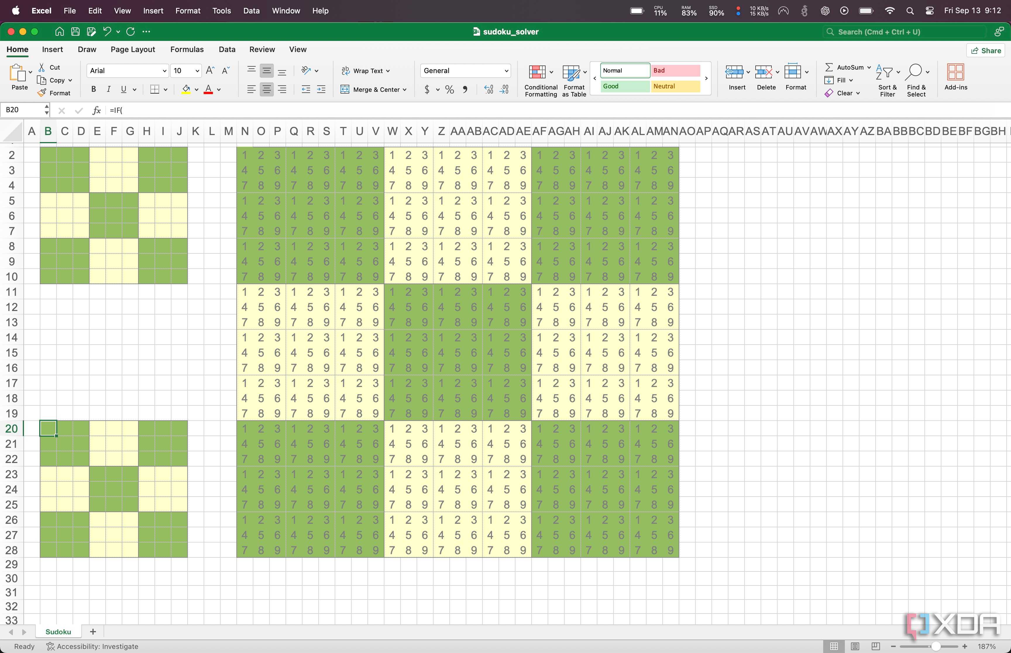 Sudoko-Excel-Solver-1