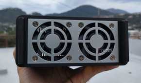 The fans inside the TerraMaster F8 SSD Plus NAS
