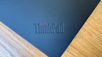 The ThinkPad logo on the P16 Gen 7 workstation