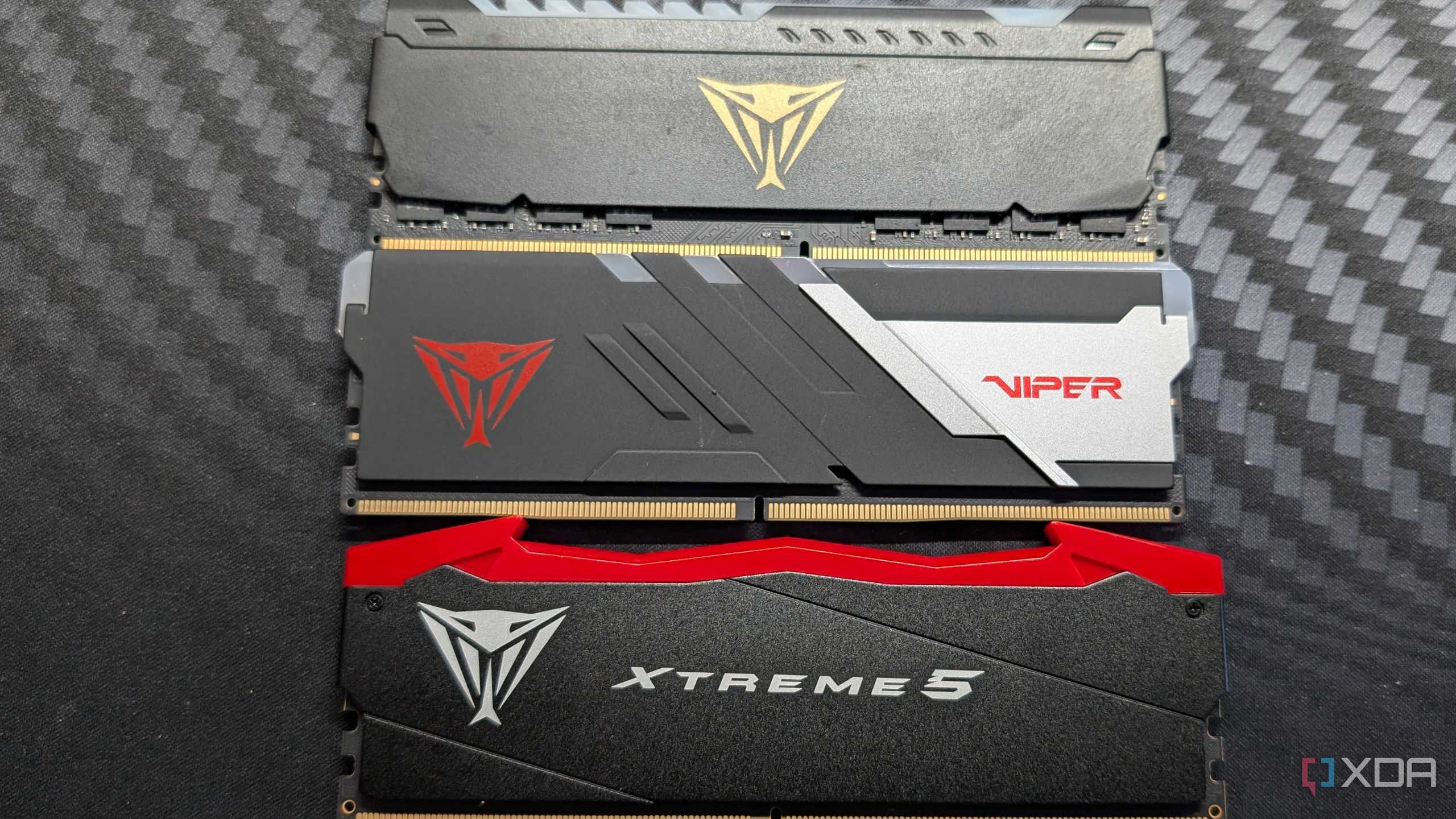 three different patriot viper ram modules