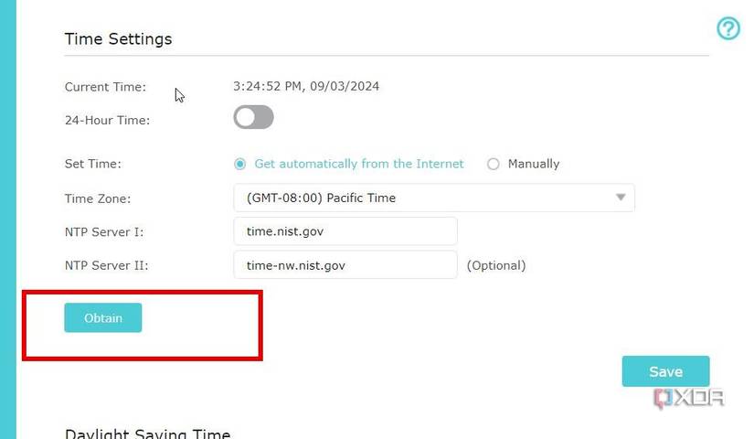 How to set the correct time on your TP-Link router
