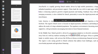 Screenshot showing UPDF PDF editor