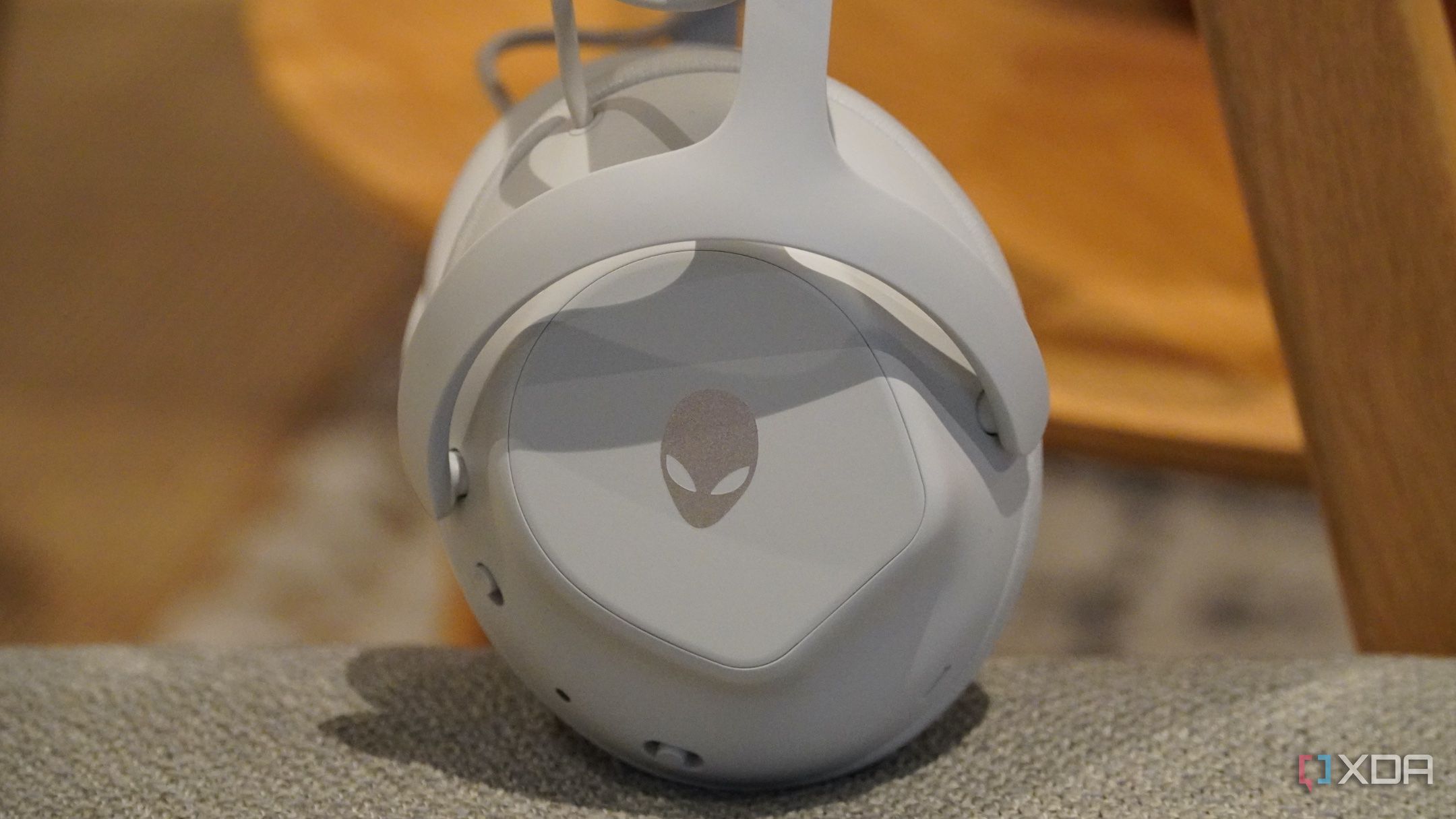 The Alienware Pro Wireless Gaming Headset showing the Alienware logo.