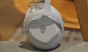 The Alienware Pro Wireless Gaming Headset showing the Alienware logo.