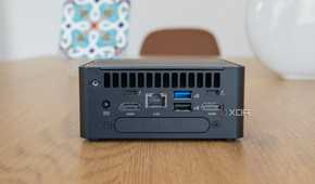 Rear view of the Asus NUC 14 Pro