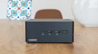 Front view of the Asus NUC 14 Pro