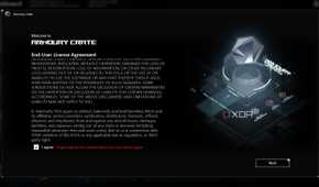 Asus Armoury Crate software welcome screen
