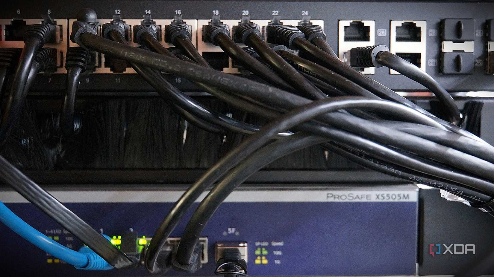 Switches compatible with Cat6a Ethernet cables