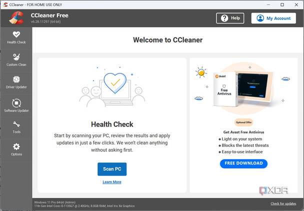 ccPortable User Interface