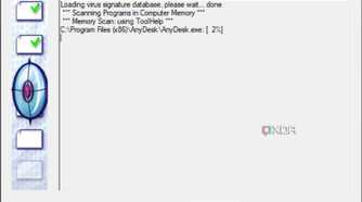 ClamWin Antivirus scanning for virus